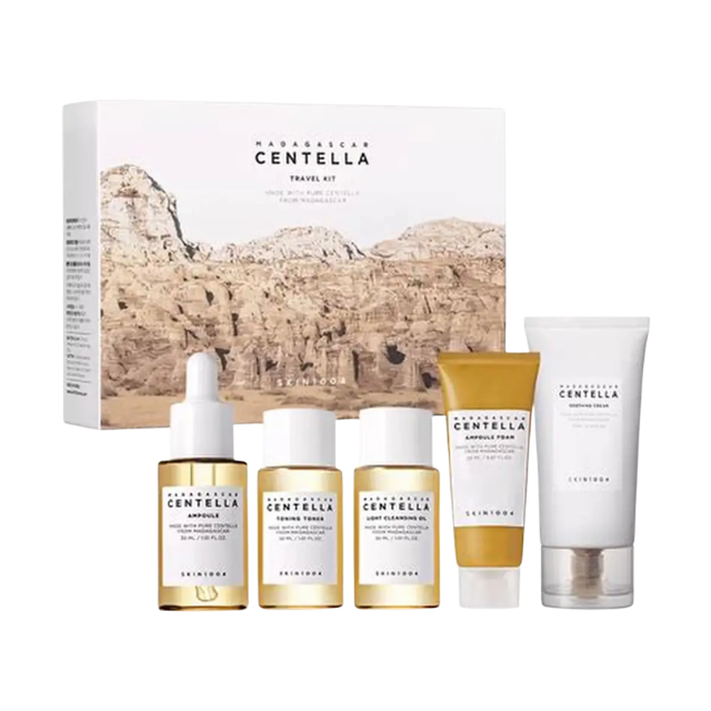SKIN1004 Madagascar Centella Travel Kit | Set de Rutina Facial Completa Mini
