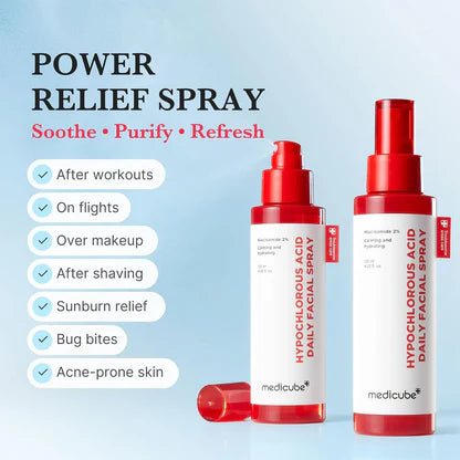 Medicube Hypochlorous Acid Daily Facial Spray 50ml | Bruma Facial Calmante