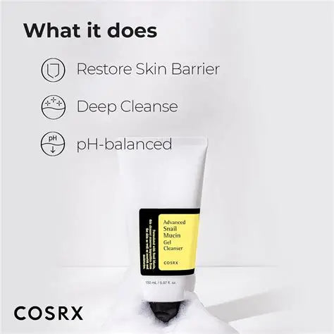 Gel Limpiador Facial COSRX Advanced Snail Mucin 150ml | Piel Suave