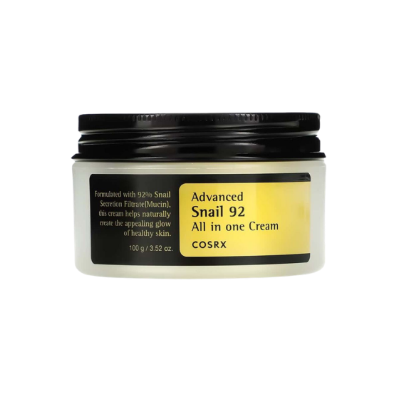 Crema COSRX Advanced Snail 92 All In One 100g | Hidratación y Brillo